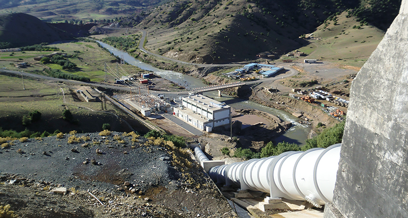 Centrale hydro-électrique neuve de Tanafnit (Maroc)